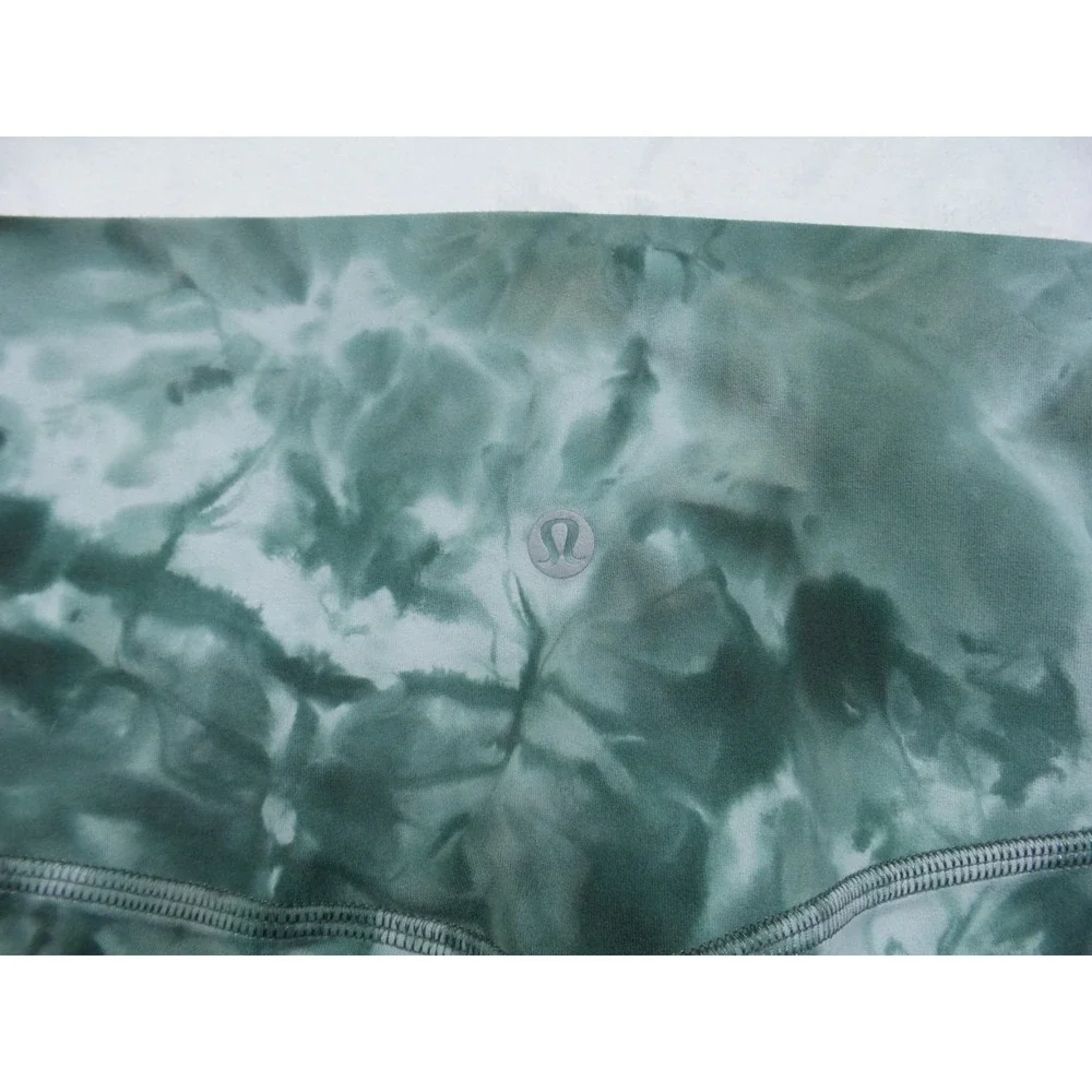 Lululemon Leggings Womens Size 2 Green Align High-Rise Diamond‎ Dye Comfort